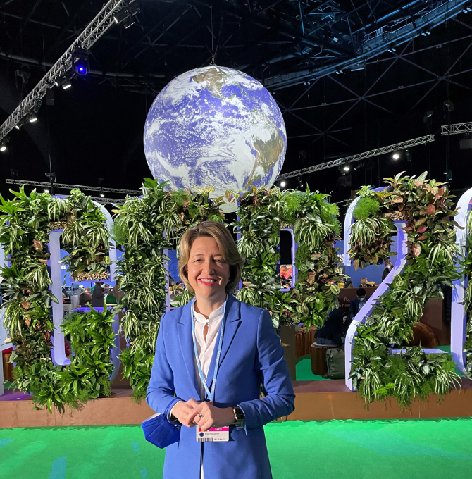 Anja Weisgerber bei der COP26