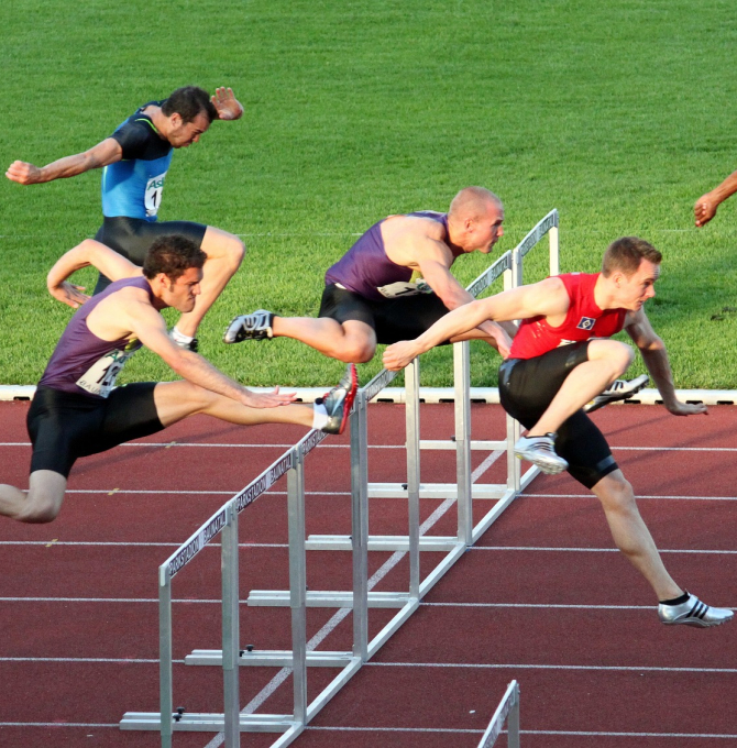 Sport Hürdenläufer